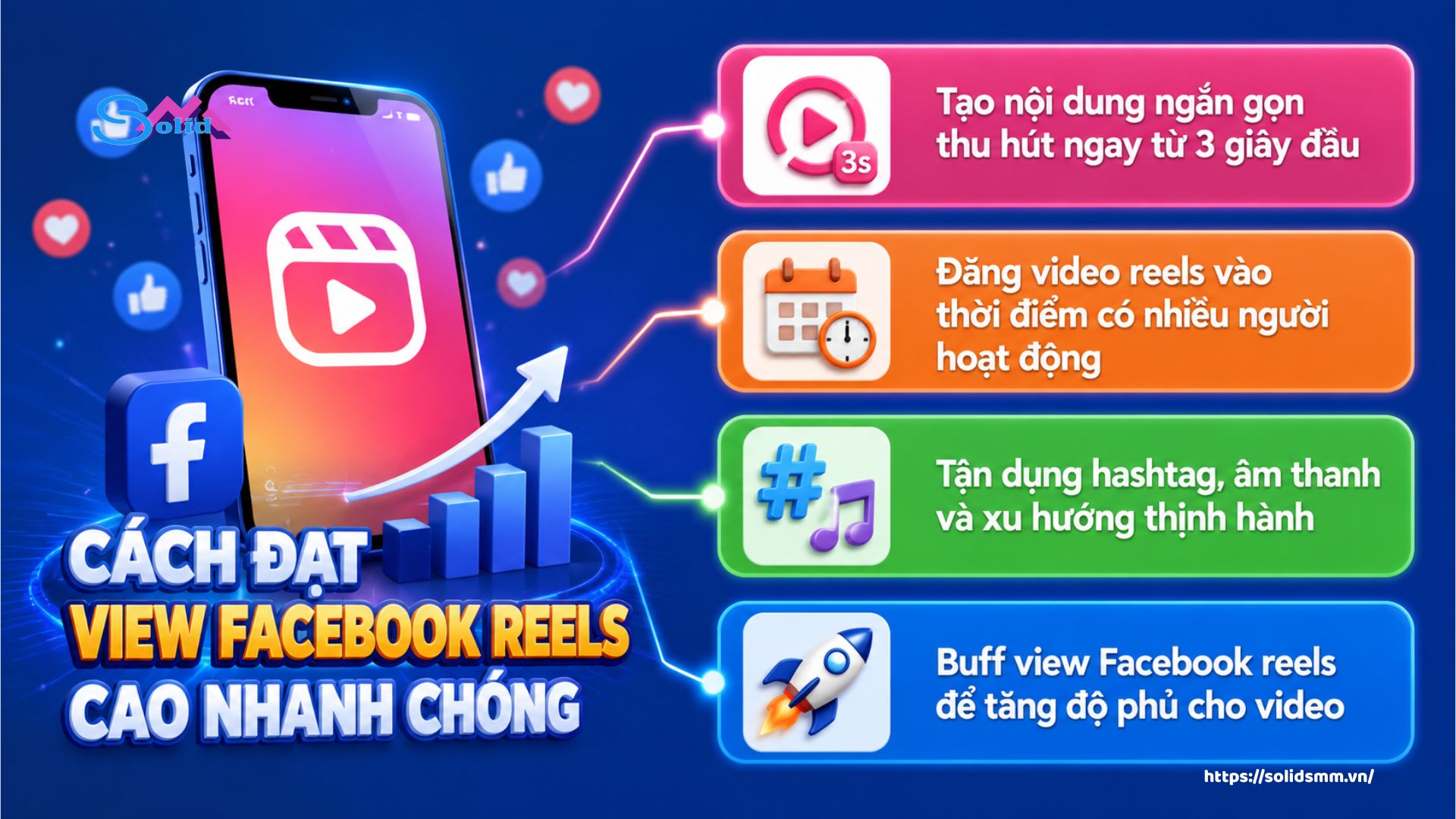 Cách đạt view Facebook reels cao nhanh chóng